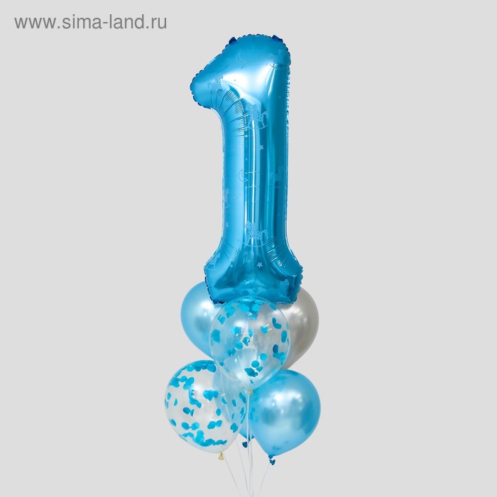 Букет из шаров «Малышу», цифра, с конфетти, латекс, фольга, набор 9 шт.
Букет из шаров «Малышу», цифра, с конфетти, латекс, фольга, набор 9 шт.