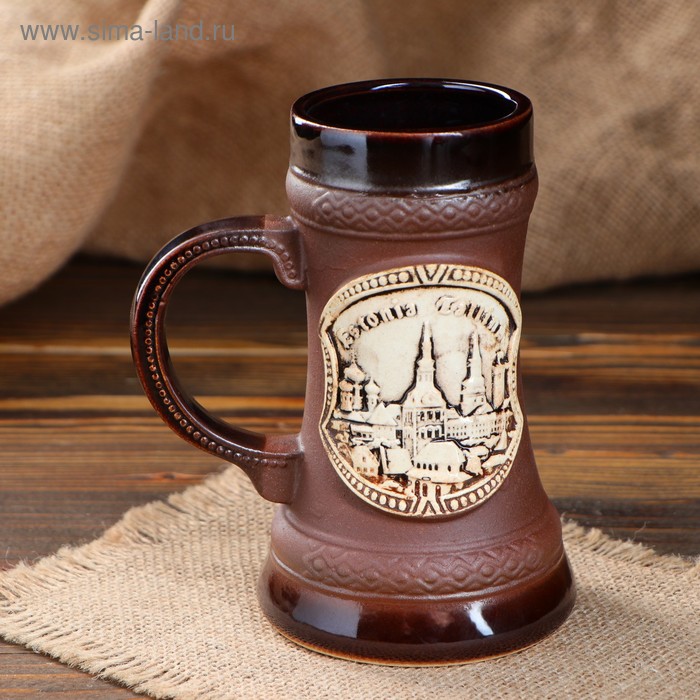 Бокал для пива "Город", под шамот, коричневый, 0.4 л
Бокал для пива "Город", под шамот, коричневый, 0.4 л