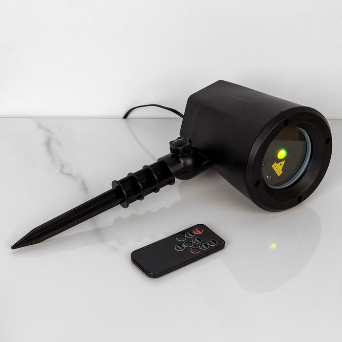 фото Световой прибор «точки», ip65, пульт ду, свечение красное/зелёное, 12 в luazon lighting