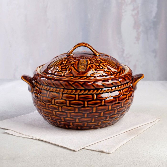 Горшок духовой "Солоха", 3 л
Горшок духовой "Солоха", 3 л