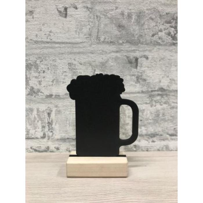 Табличка для надписей меловым маркером Кружка, 229х288, на деревянной основе, цвет чёрный, ПВХ
Табличка для надписей меловым маркером Кружка, 229х288, на деревянной основе, цвет чёрный, ПВХ