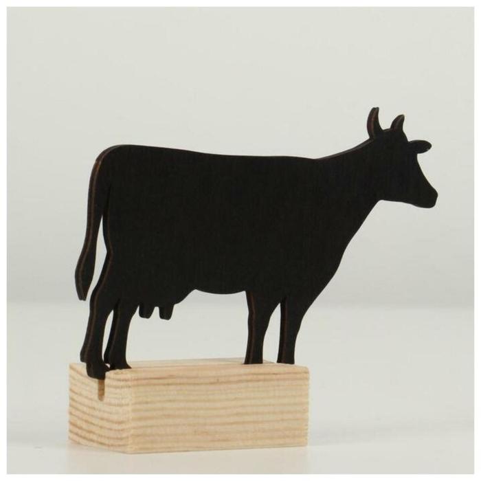 Табличка для надписей меловым маркером Корова, 299х207, на деревянной основе, цвет чёрный, ПВХ 
Табличка для надписей меловым маркером Корова, 299х207, на деревянной основе, цвет чёрный, ПВХ