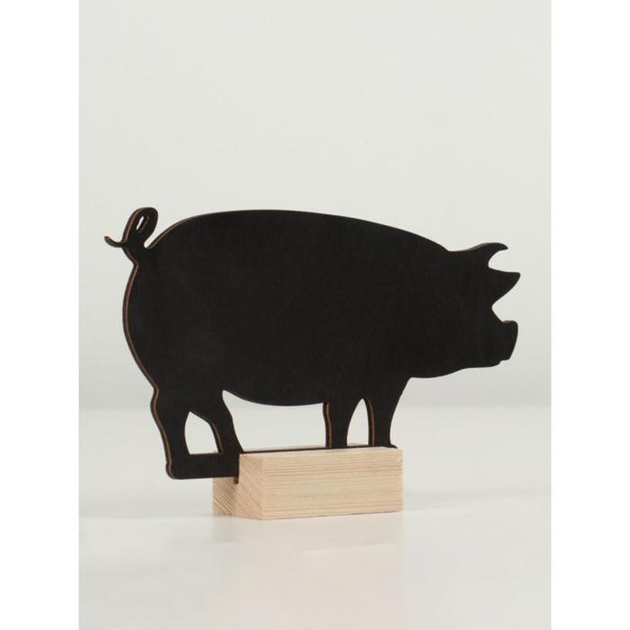 Табличка для надписей меловым маркером Хрюшка, 370х250, на деревянной основе, цвет чёрный, ПВХ
Табличка для надписей меловым маркером Хрюшка, 370х250, на деревянной основе, цвет чёрный, ПВХ