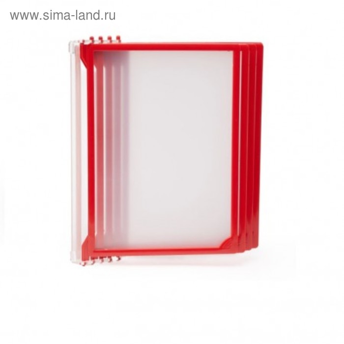 Настенная перекидная система, 5 рамок А4, цвет красный
Настенная перекидная система, 5 рамок А4, цвет красный