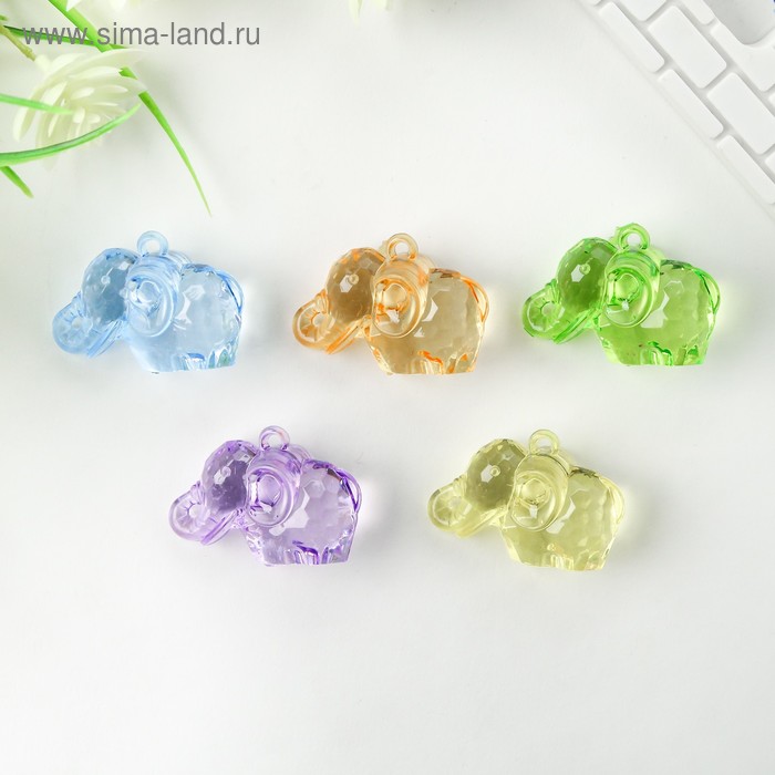 Декор для творчества пластик "Слон" прозрачный набор 5 шт 3,2х4,5х2,2 см МИКС
Декор для творчества пластик "Слон" прозрачный набор 5 шт 3,2х4,5х2,2 см МИКС