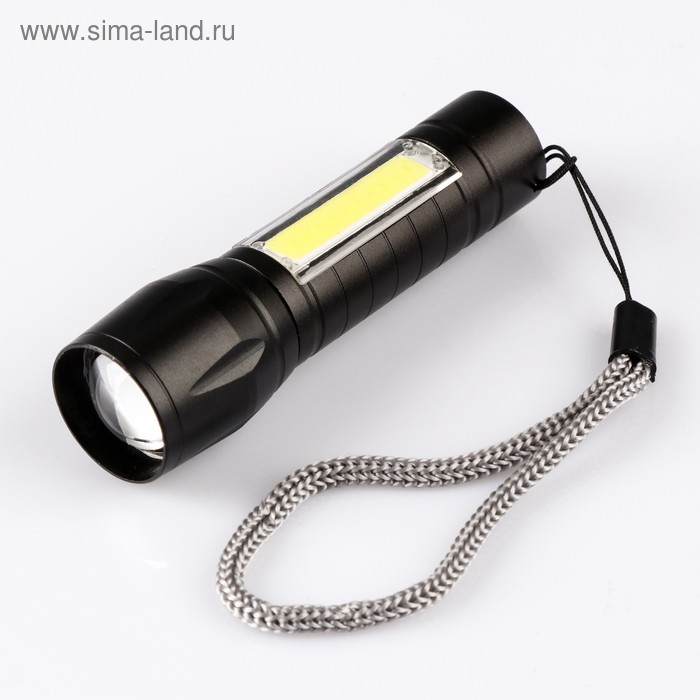 Фонарь ручной аккумуляторный, 5 Вт, 240 Лм, 1 XPE, 1 COB, usb
Фонарь ручной аккумуляторный, 5 Вт, 240 Лм, 1 XPE, 1 COB, usb