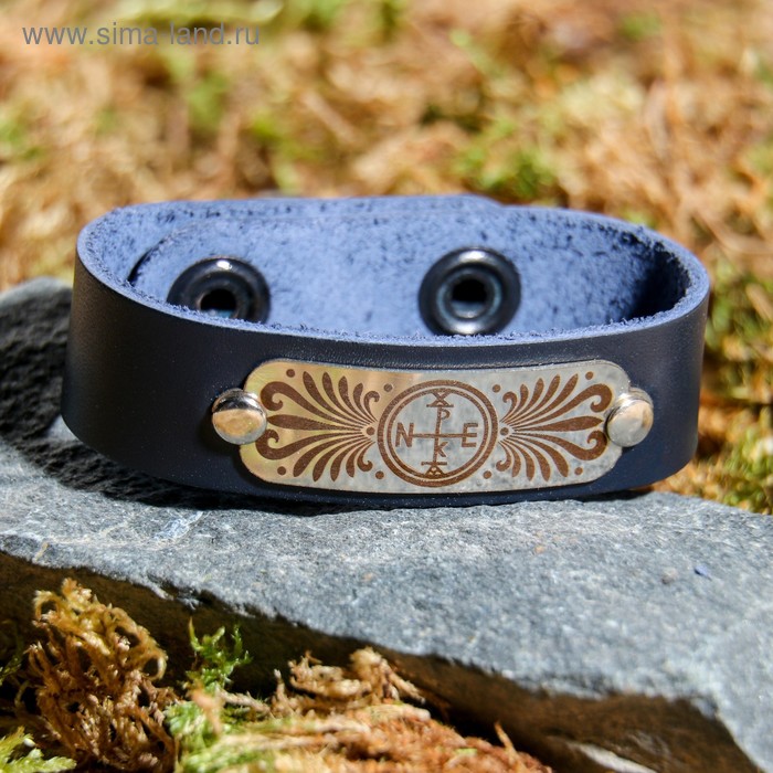 Браслет "Покров Николая Чудотворца", натуральная кожа, сталь 
Браслет "Покров Николая Чудотворца", натуральная кожа, сталь