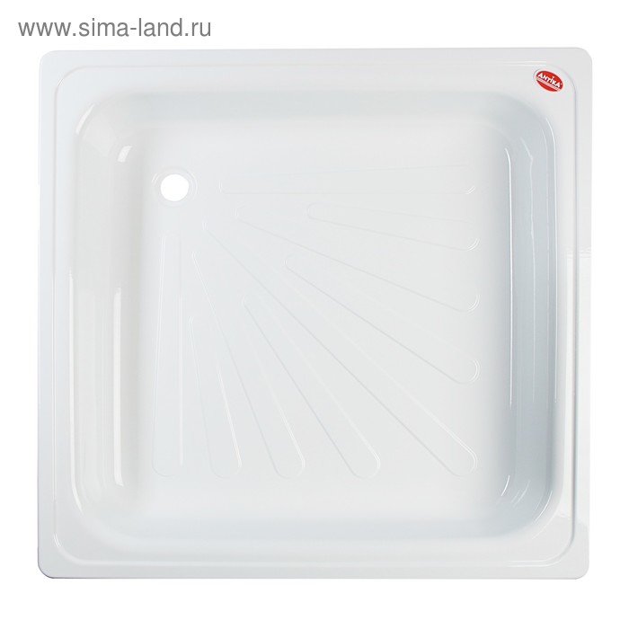 Поддон душевой стальной эмалированный APS-90101, 900х900х150мм, без сифона 
Поддон душевой стальной эмалированный APS-90101, 900х900х150мм, без сифона