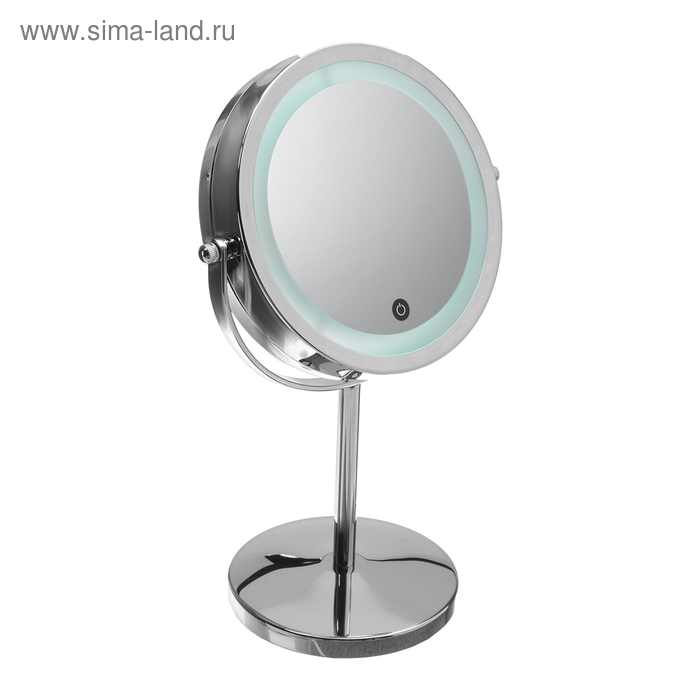 Зеркало LuazON KZ-12, подсветка, настольное, 17 диодов, металл
Зеркало LuazON KZ-12, подсветка, настольное, 17 диодов, металл