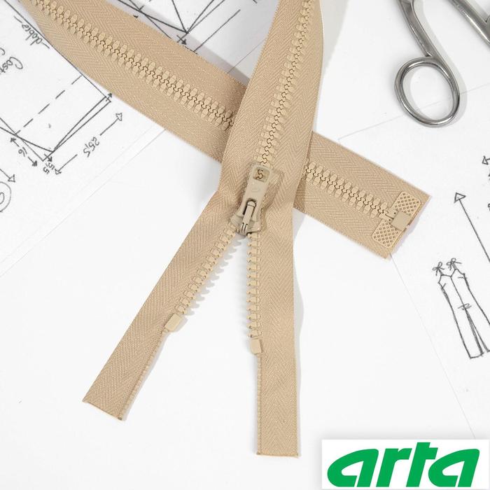 Молния «Трактор», Т10, разъёмная, 75 см, цвет светло-бежевый №105
Молния «Трактор», Т10, разъёмная, 75 см, цвет светло-бежевый №105