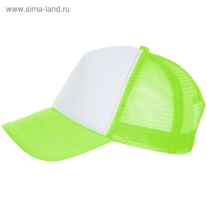 Бейсболка BUBBLE, цвет зелёный неон, белый 
Бейсболка BUBBLE, цвет зелёный неон, белый