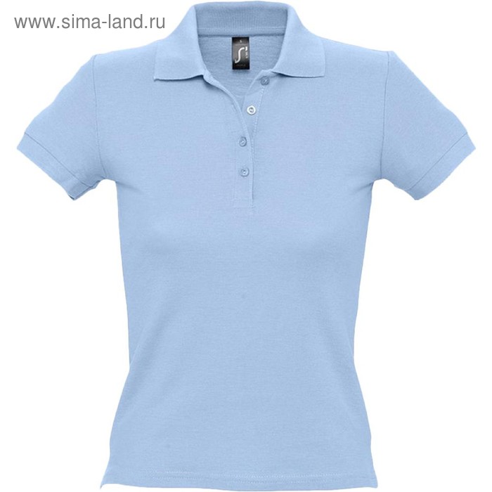 Рубашка поло женская PEOPLE 210, размер M, цвет голубой
Рубашка поло женская PEOPLE 210, размер M, цвет голубой
