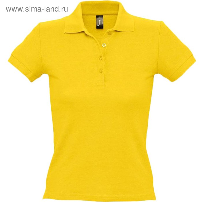 Рубашка поло женская PEOPLE 210, размер S, цвет жёлтый
Рубашка поло женская PEOPLE 210, размер S, цвет жёлтый