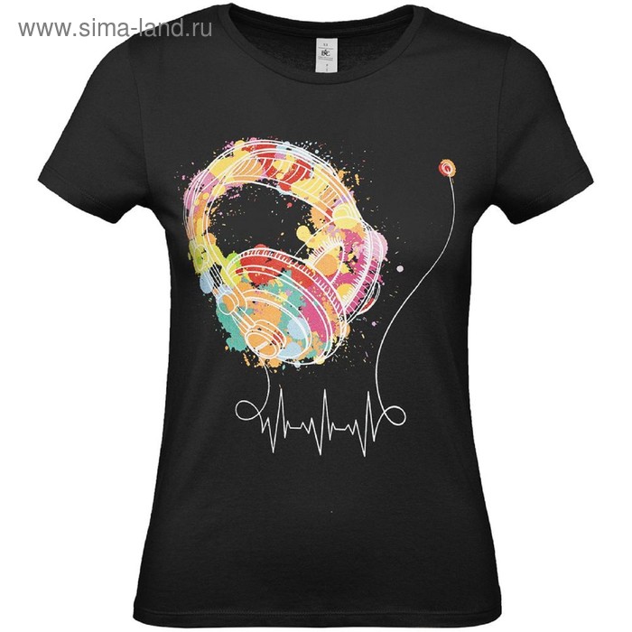 Футболка женская Feel The Beat, размер XXL, цвет чёрный
Футболка женская Feel The Beat, размер XXL, цвет чёрный
