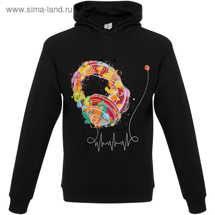 Толстовка унисекс Feel The Beat, размер L, цвет чёрный
Толстовка унисекс Feel The Beat, размер L, цвет чёрный