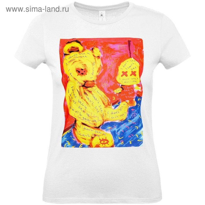 Футболка женская I Don't See You, размер M, цвет белый
Футболка женская I Don't See You, размер M, цвет белый