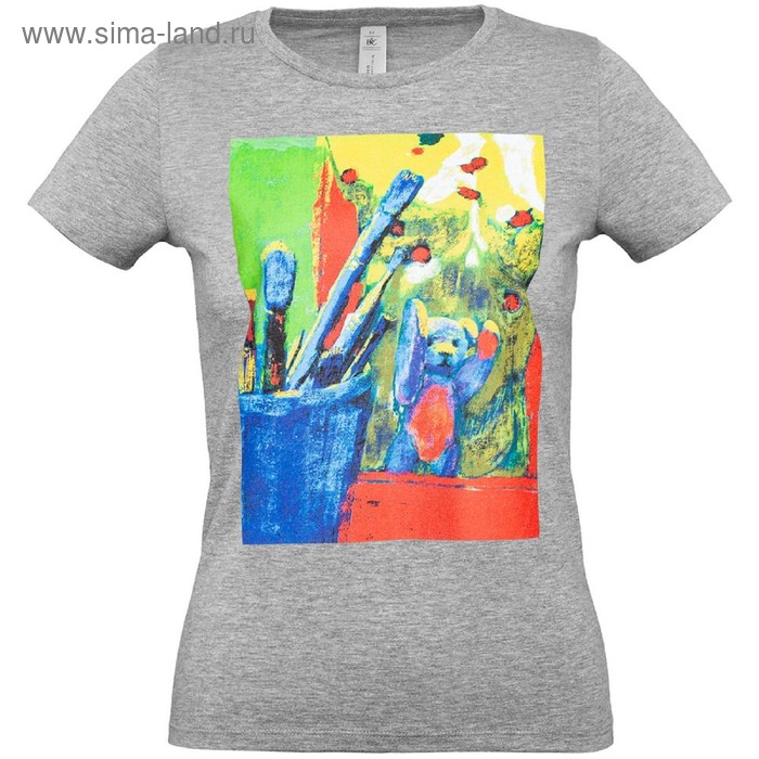 Футболка женская Artist Bear, размер S, цвет серый меланж
Футболка женская Artist Bear, размер S, цвет серый меланж