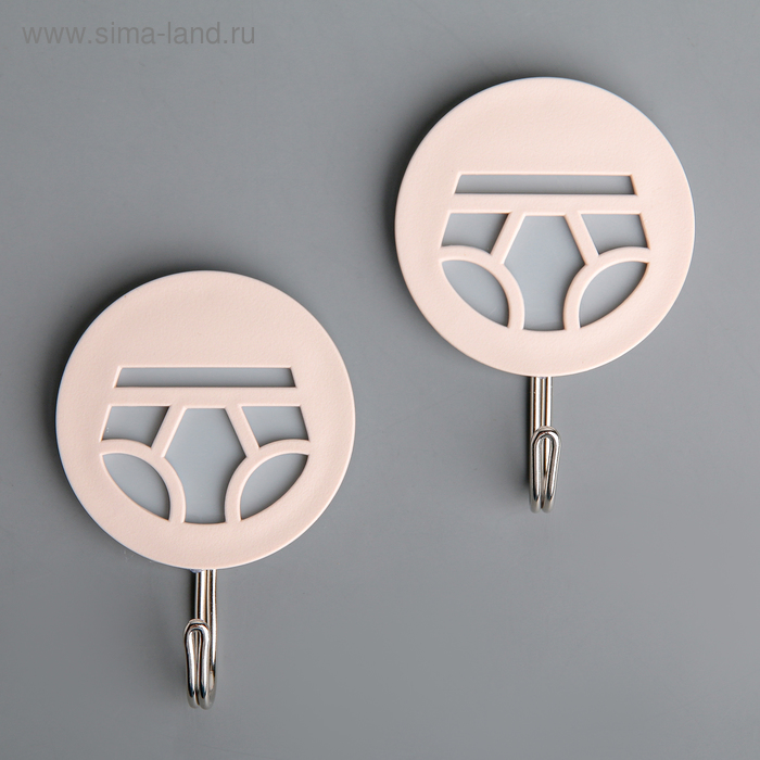 Набор крючков на липучке «Плавочки», 2 шт, цвет МИКС
Набор крючков на липучке «Плавочки», 2 шт, цвет МИКС