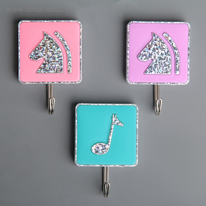 Крючок на липучке «Блеск», 3 шт, цвет МИКС
Крючок на липучке «Блеск», 3 шт, цвет МИКС