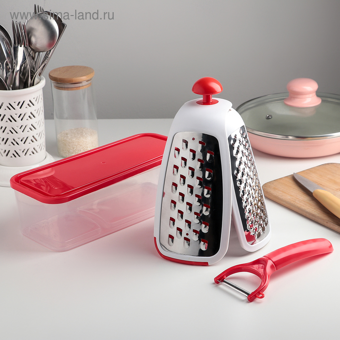 Набор тёрок Multiple, 23×10 см, цвет МИКС
Набор тёрок Multiple, 23×10 см, цвет МИКС