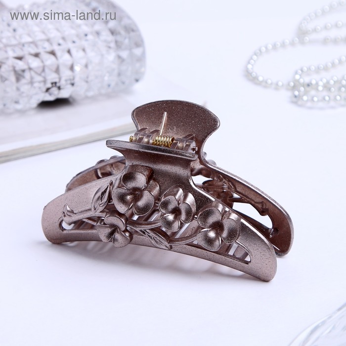 Краб для волос "Ультра" веточка с цветами, 9 см, микс
Краб для волос "Ультра" веточка с цветами, 9 см, микс