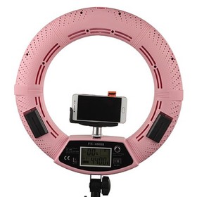 Кольцевая лампа OKIRA LED RING FE 480 PRO, 96 Вт, 480 светодиодов, d=45 см, + штатив, роз.
Кольцевая лампа OKIRA LED RING FE 480 PRO, 96 Вт, 480 светодиодов, d=45 см, + штатив, роз.