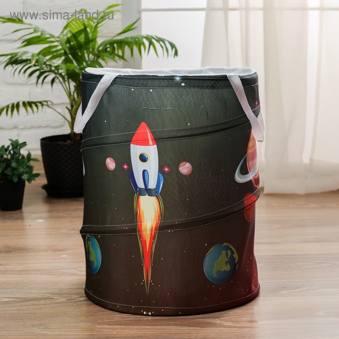 Корзинка для игрушек «Космос» 34×34×45 см
Корзинка для игрушек «Космос» 34×34×45 см
