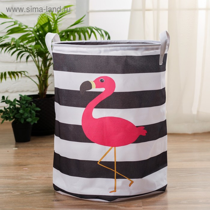 Корзинка для игрушек «Фламинго» 34×34×45 см
Корзинка для игрушек «Фламинго» 34×34×45 см