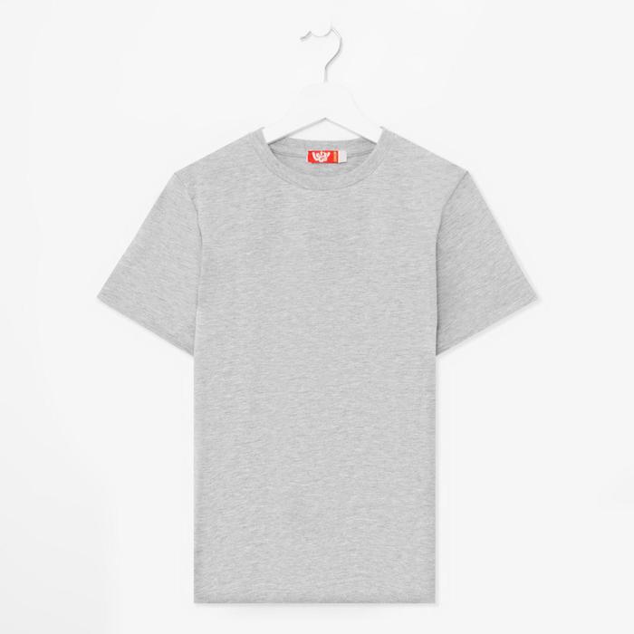 Футболка детская, цвет серый меланж, рост 116 см
Футболка детская, цвет серый меланж, рост 116 см