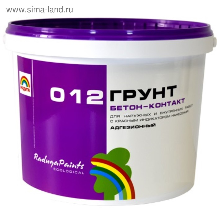 Грунтовка "Радуга-012" "Бетон-контакт" 7 кг
Грунтовка "Радуга-012" "Бетон-контакт" 7 кг
