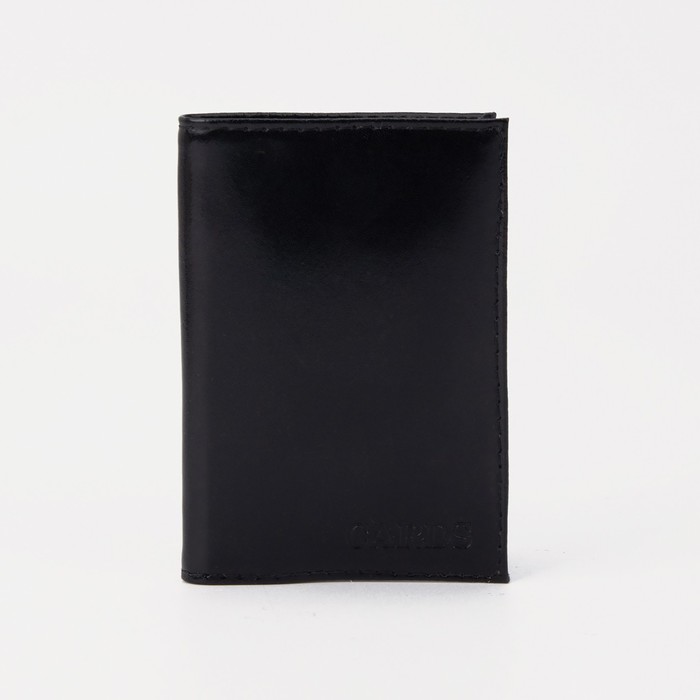 Визитница, 18 карт, цвет чёрный
Визитница, 18 карт, цвет чёрный