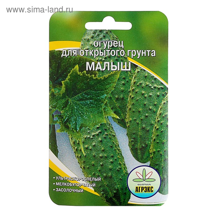 Семена Огурец "Малыш", 10 шт
Семена Огурец "Малыш", 10 шт