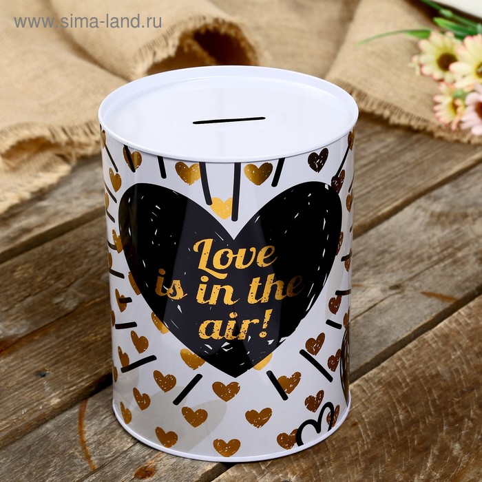 Копилка металл банка "Сердца" чёрно-белая с золотом МИКС 16х12х12 см
Копилка металл банка "Сердца" чёрно-белая с золотом МИКС 16х12х12 см