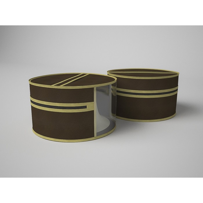 фото Чехол для шапок «классик коричневый», диаметр 35 см cofret