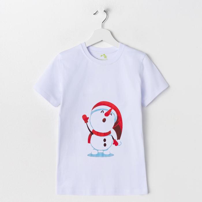 Футболка детская, цвет белый, рост 116-122 см
Футболка детская, цвет белый, рост 116-122 см