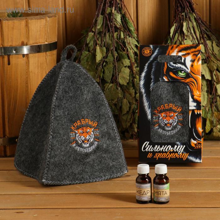 Набор "Сильному и храброму" шапка, 2 масла 15 мл
Набор "Сильному и храброму" шапка, 2 масла 15 мл