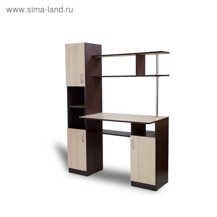 Стол компьютерный СК-7, 1200x500x1600, Венге/Дуб молочный
Стол компьютерный СК-7, 1200x500x1600, Венге/Дуб молочный