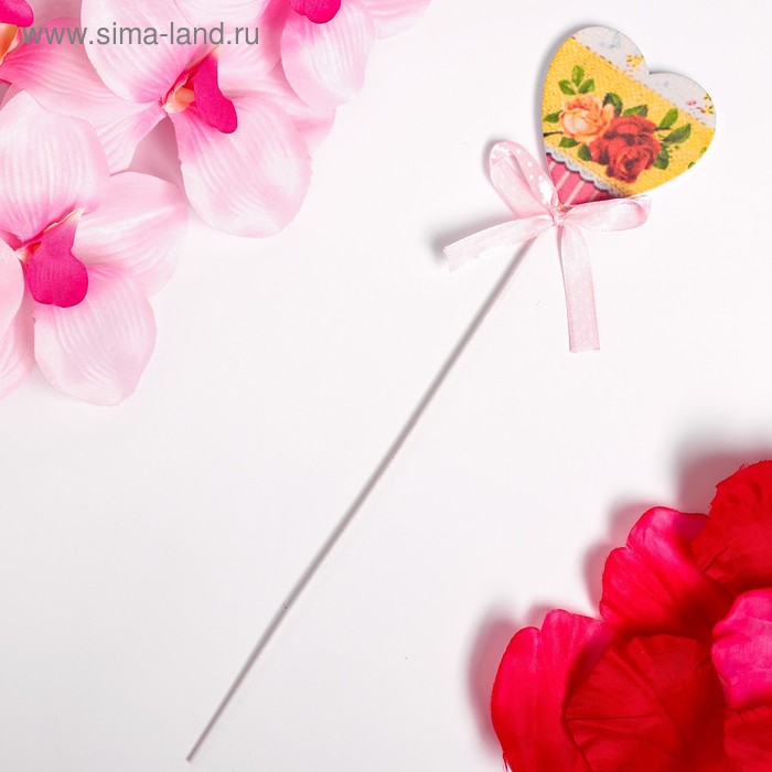 Декор на палочке «Сердечко» 0.4×6×30 см
Декор на палочке «Сердечко» 0.4×6×30 см