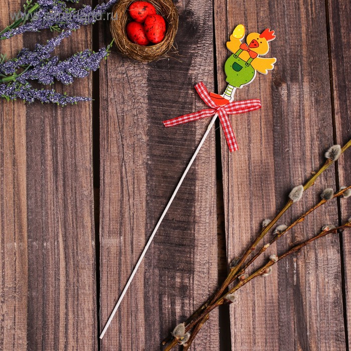 Декор на палочке «Курочка с яйцом» 0.5×4.5×27 см
Декор на палочке «Курочка с яйцом» 0.5×4.5×27 см