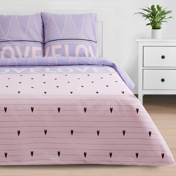Постельное бельё «Этель» 1.5 сп Violet love 143*215 см, 150*214 см, 70*70 см - 2 шт, бязь 125 г/м2
Постельное бельё «Этель» 1.5 сп Violet love 143*215 см, 150*214 см, 70*70 см - 2 шт, бязь 125 г/м2