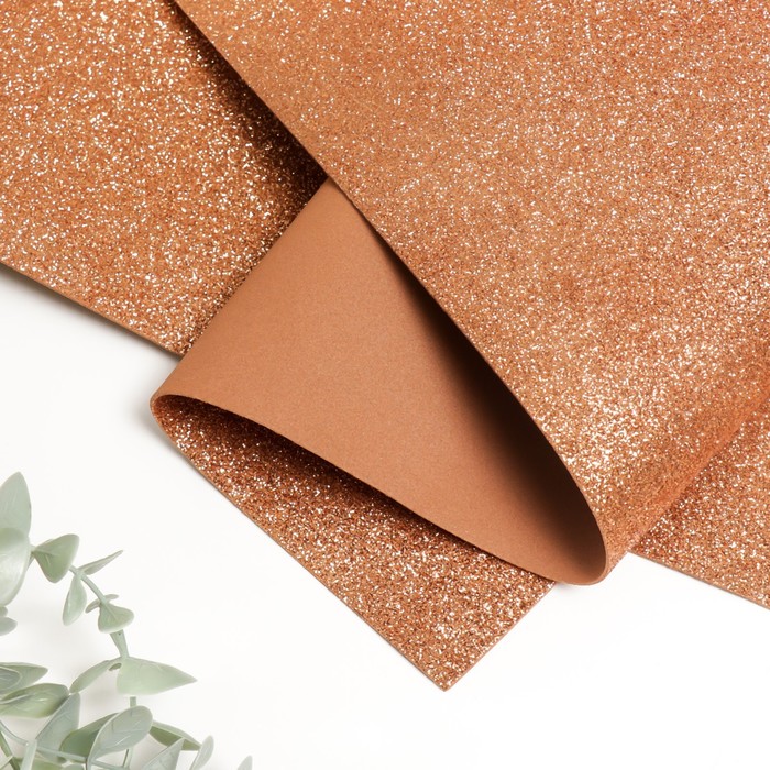 Фоамиран глиттерный 1,8 мм (Светло-коричневый) 60х70 см
Фоамиран глиттерный 1,8 мм (Светло-коричневый) 60х70 см