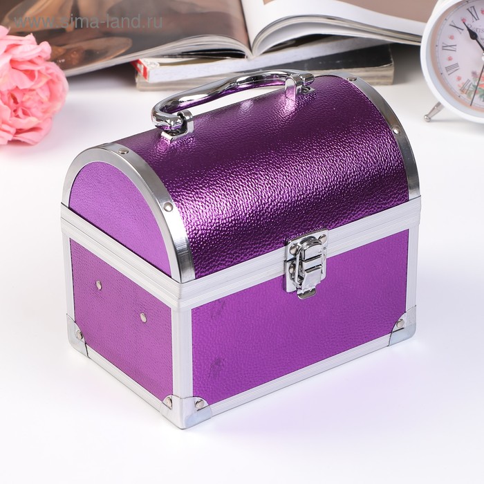 Шкатулка металлокаркас сундучок "Рептилия" фиолет 15,5х18х12,5 см
Шкатулка металлокаркас сундучок "Рептилия" фиолет 15,5х18х12,5 см