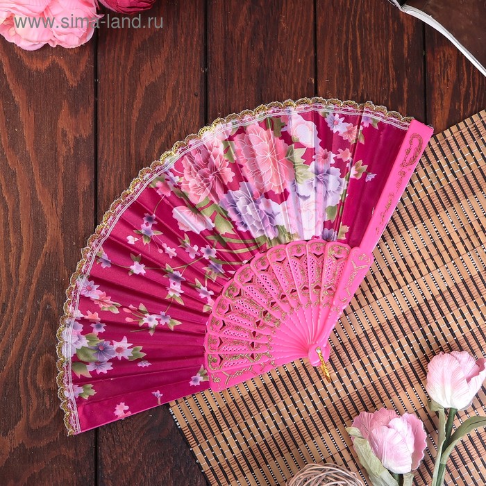 Веер пластик, текстиль "Китайские цветы" стразы, тесьма МИКС 23 см
Веер пластик, текстиль "Китайские цветы" стразы, тесьма МИКС 23 см