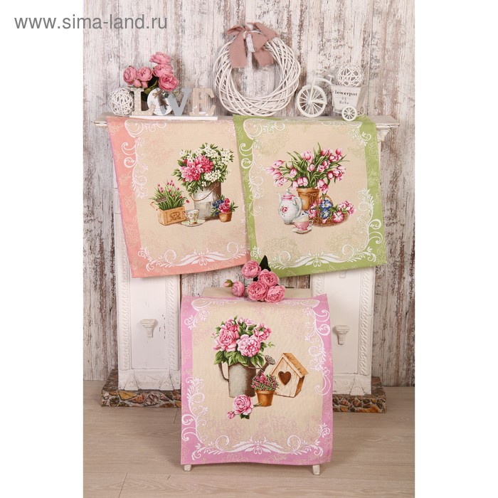 Набор полотенец в пакете Ля Рошель 45х60 см, 3 шт, вафля, 170 гр/м2, хлопок 100%
Набор полотенец в пакете Ля Рошель 45х60 см, 3 шт, вафля, 170 гр/м2, хлопок 100%