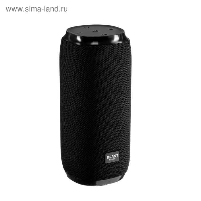 Портативная колонка Blast BAS-590, BT, 10 Вт, microSD, FM, микрофон, 1200 мАч, черная
Портативная колонка Blast BAS-590, BT, 10 Вт, microSD, FM, микрофон, 1200 мАч, черная