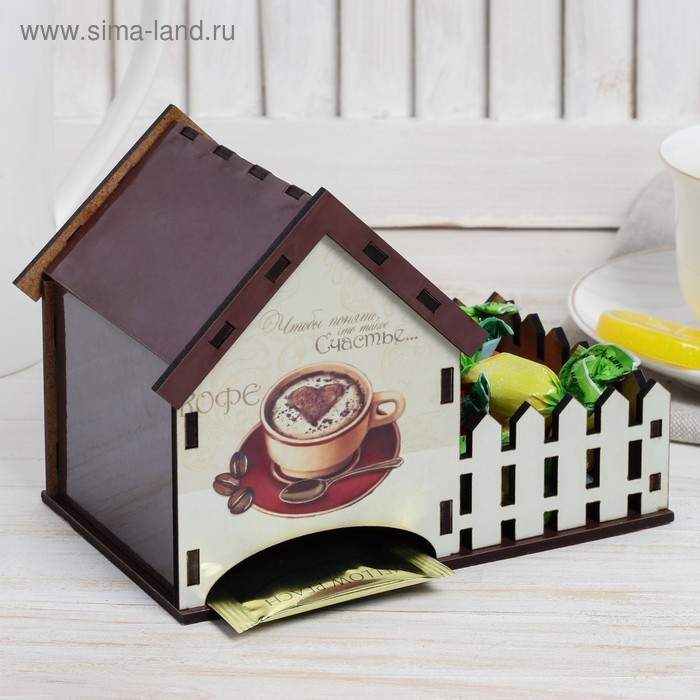 Чайный домик "Кофе", 10,5х12 см
Чайный домик "Кофе", 10,5х12 см