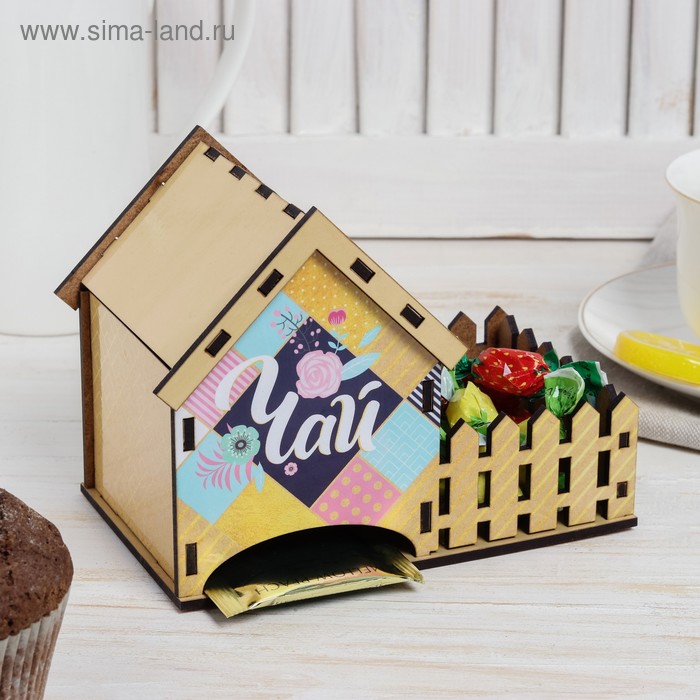 Чайный домик "Чай", 10,5х12 см
Чайный домик "Чай", 10,5х12 см