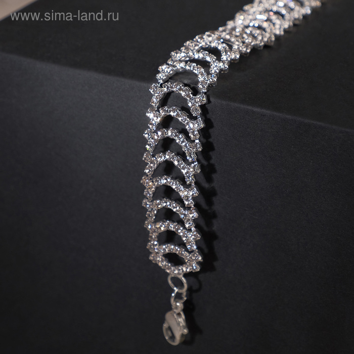 Браслет со стразами "Маскарад" вкладыши, цвет белый в серебре
Браслет со стразами "Маскарад" вкладыши, цвет белый в серебре