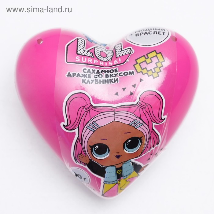 Драже LOL Surprise, клубника, 10 г
Драже LOL Surprise, клубника, 10 г