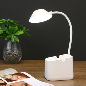 Лампа настольная сенсорная 18695202/1 12хLed 3 режима АКБ USB белый 10,5х9,5х40,5 см
Лампа настольная сенсорная 18695202/1 12хLed 3 режима АКБ USB белый 10,5х9,5х40,5 см